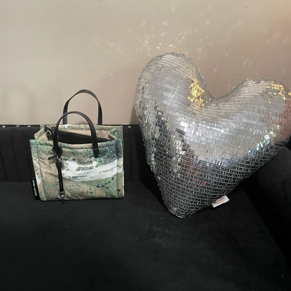 Marc Jacobs Green and Black Tote Bag